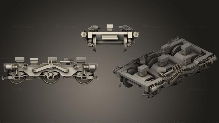 Vehicles (Train Wheels, CARS_0348) 3D models for cnc